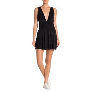 Free People Mini Dress, Black, Sz 10
